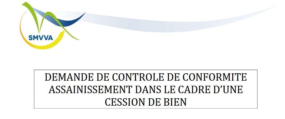 Formualire contrôle de conformité SMVVA - cession de bien 